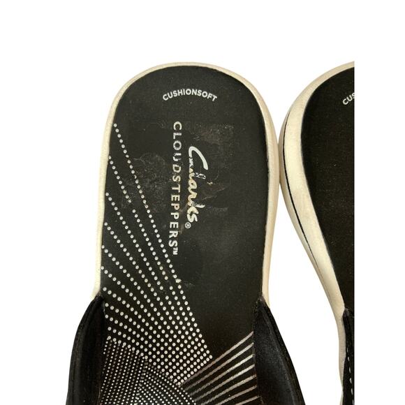 Clarks Cloudsteppers Breeze Opal Flower Flip Flops NWD Size 9 M - Picture 4 of 7